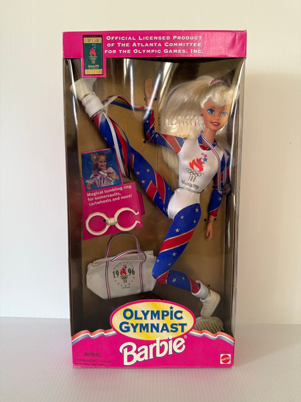 Vintage 1996 Olympic Gymnast Barbie Doll Mattel Altanta NIB NRFB Limited Edition